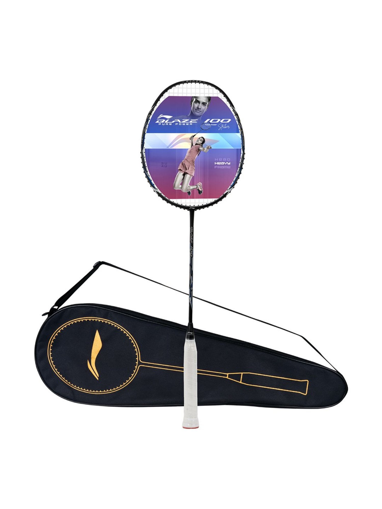 Li-Ning Blaze 100 Badminton Racket (Black) Size - Medium