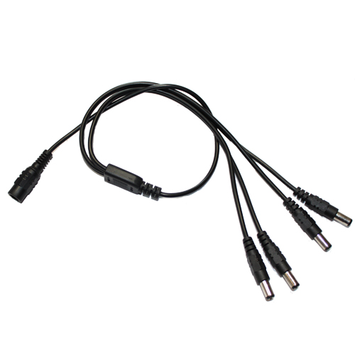 GW 12V 3Amp Power Adapter + 4 Way Power Splitter, Power Up To 4x CCTV Surveillance Security Camera Power Supply