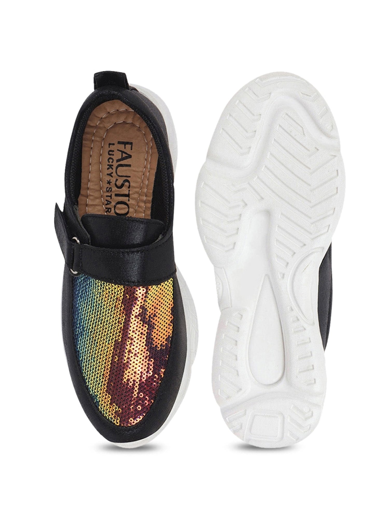 Power by Bata Women's Black Walking Shoes