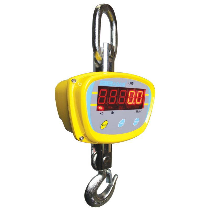 Adam Equipment LHS 1000a Crane / Hanging Scale 1000lb / 500kg x 0.2lb / 0.1kg