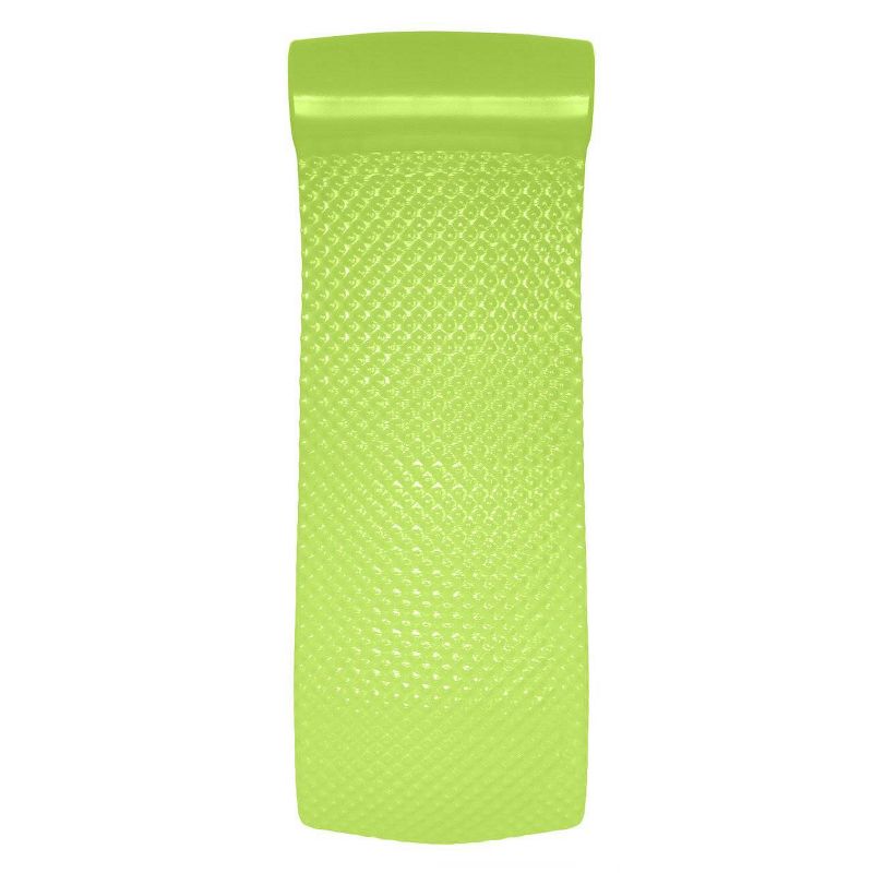 TRC Recreation Super Soft Original 70 Inch Foam Lounger Raft Pool Float, Green