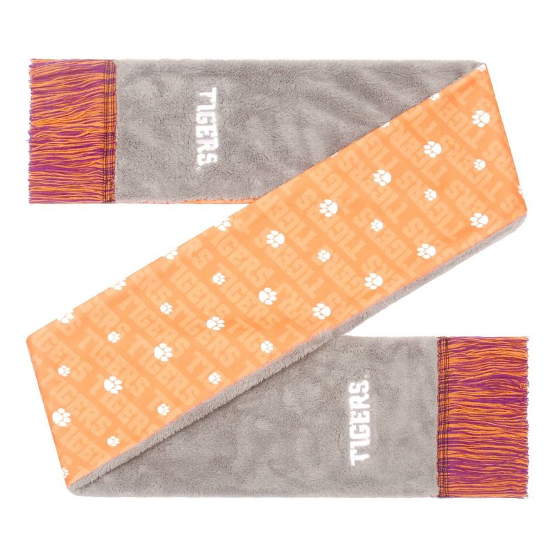 NCAA Clemson Tigers Printed Mini Sherpa Scarf