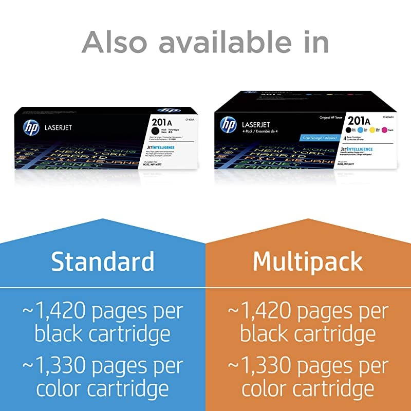 201X | CF402X | Toner Cartridge | Yellow | High Yield