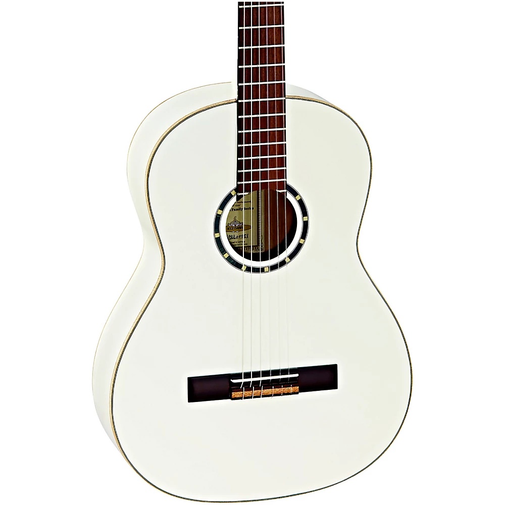 Ortega Guitars Family Series 6 String Classical Guitar, Right (R121SNWH)