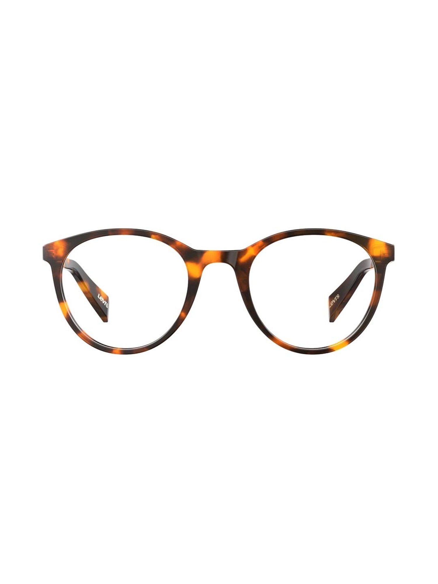 Levi's Brown Oval Unisex Eye Frames