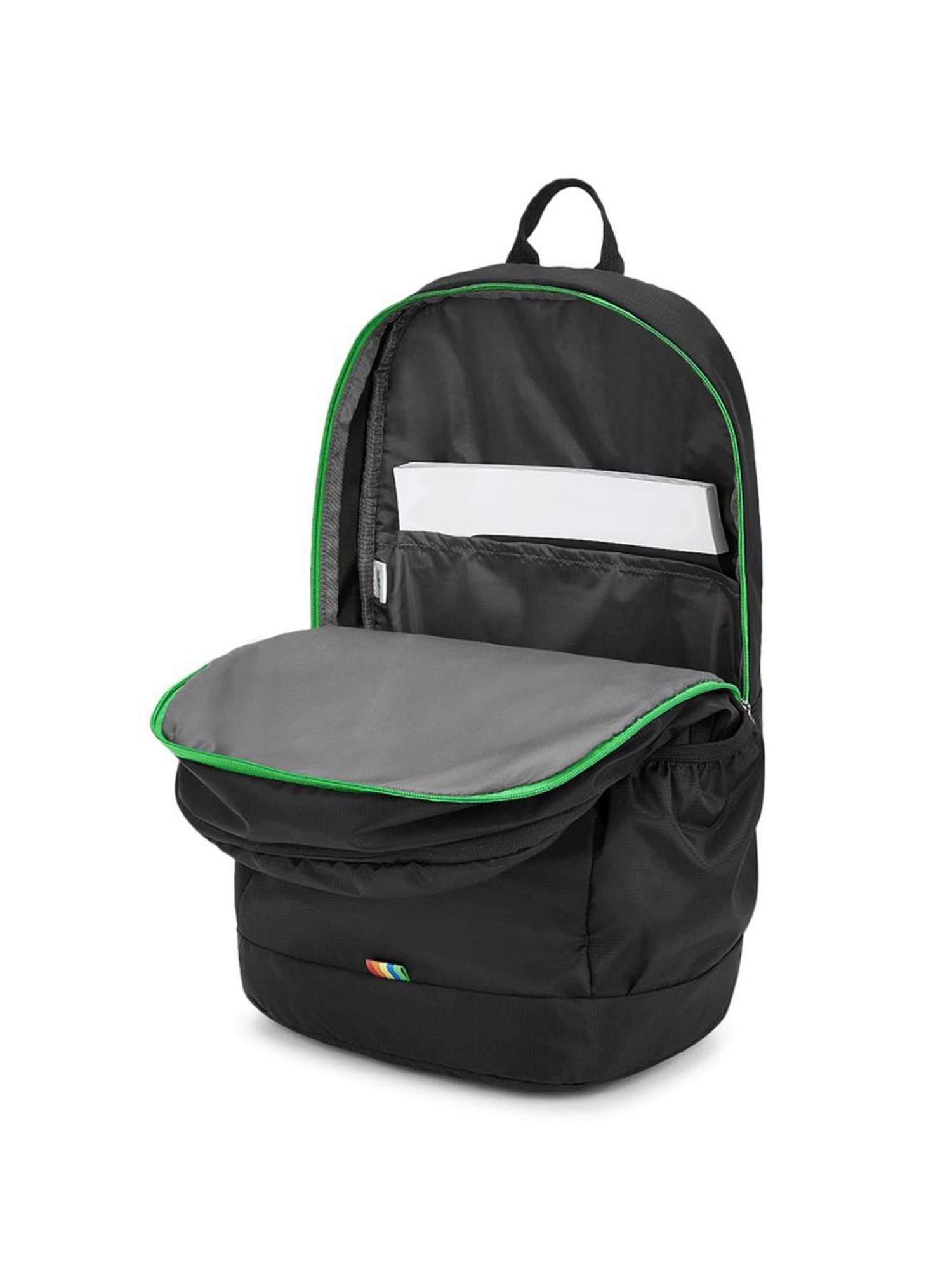 United Colors of Benetton Ming 25 Ltrs Black Medium Backpack
