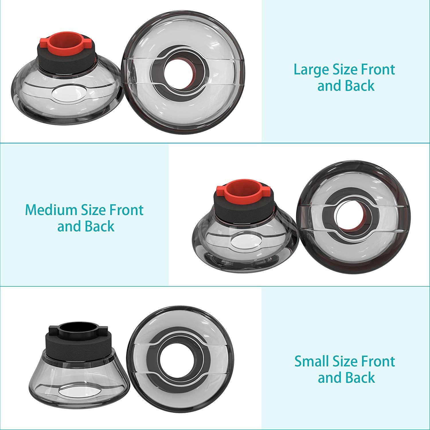 Wiki VALLEY Eartips Replacement for Plantronics Voyager 5200,Earphone Kits Earpads for Voyager 5200 Headphone [24 Month Warranty] (Three Size)