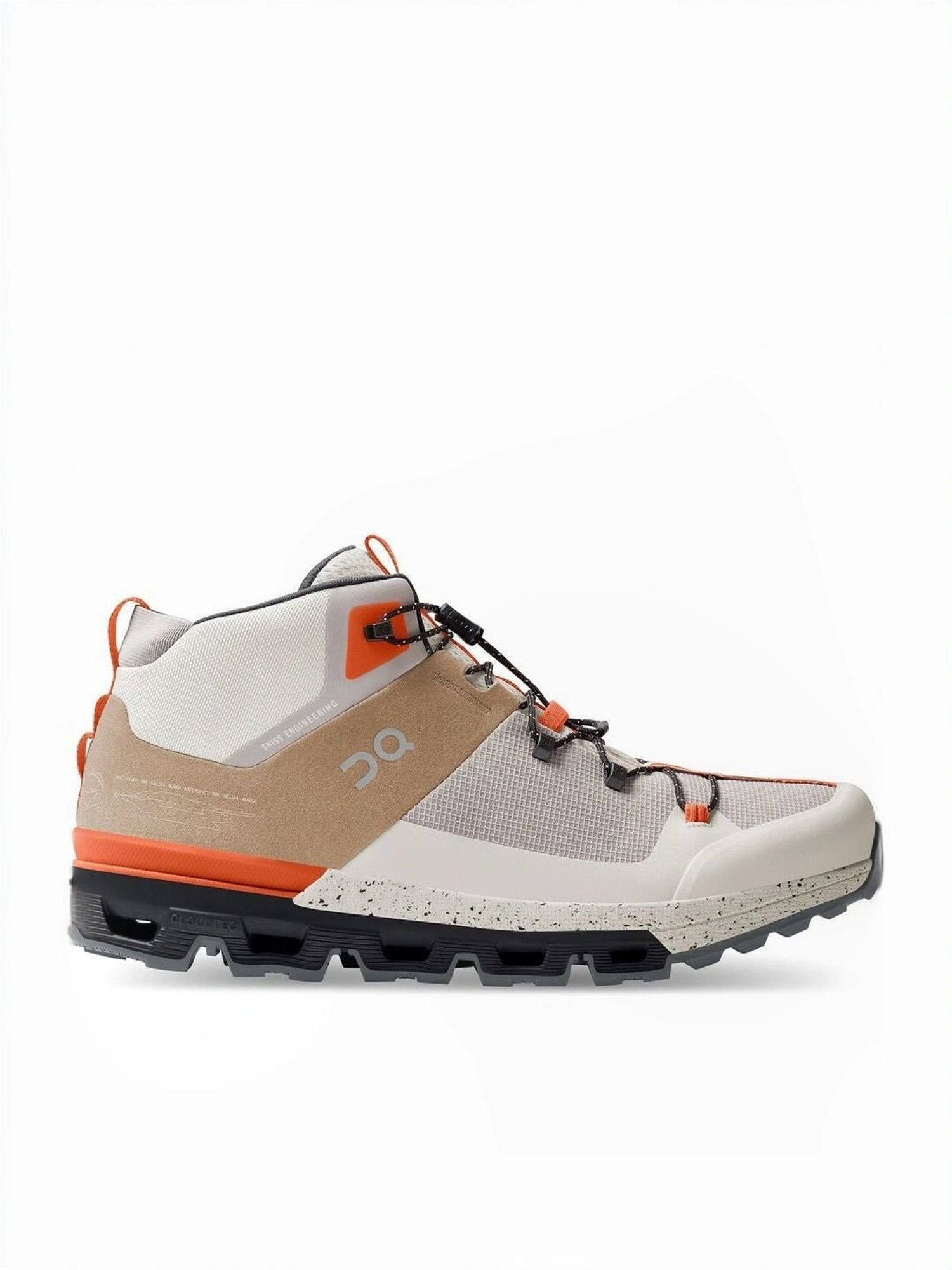 On Men's Cloudtrax 1 Ivory & Chai Running Shoes