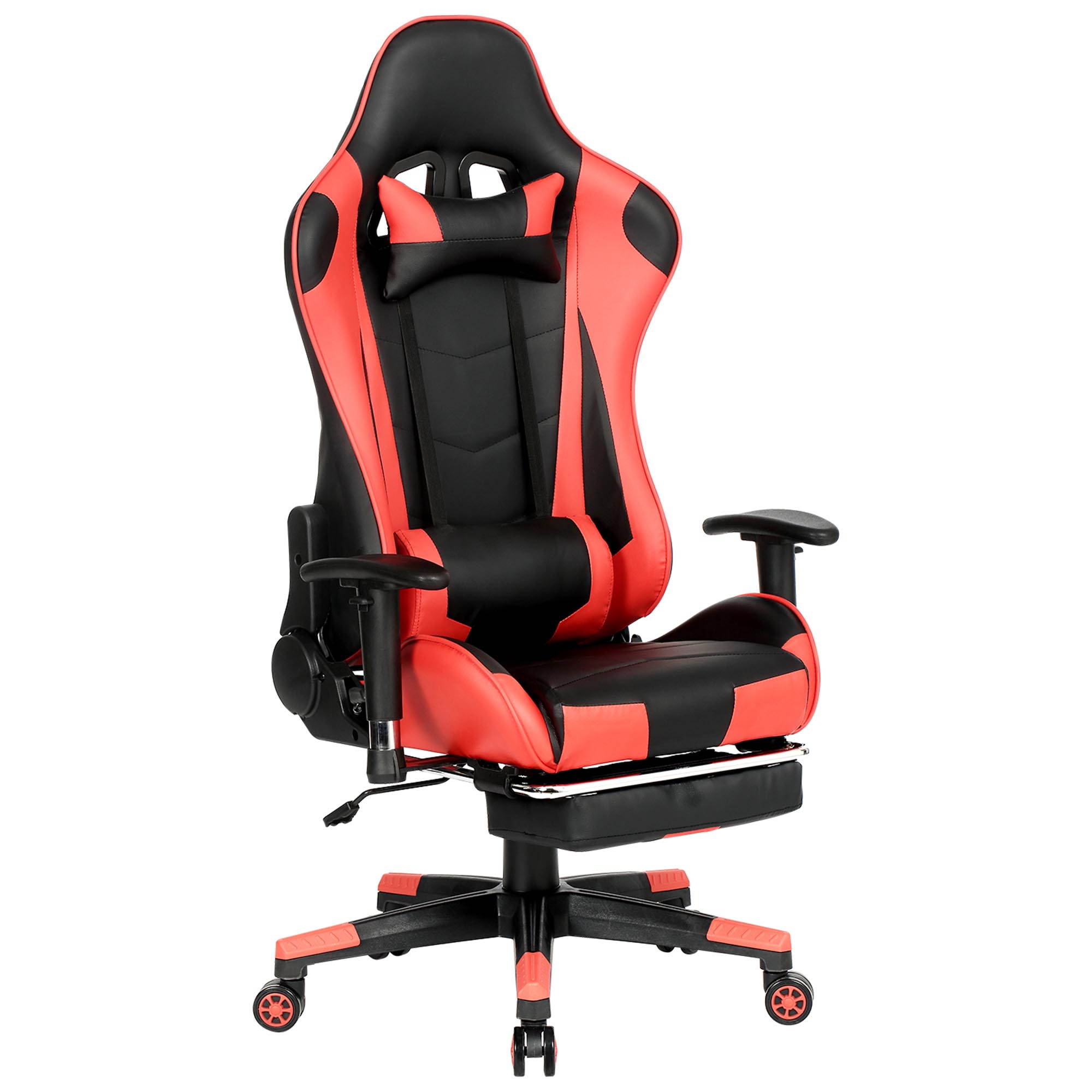 Gaming Chair Racing Office Chair Adjustable High Back Chair with Headrest and Lumbar Cushion