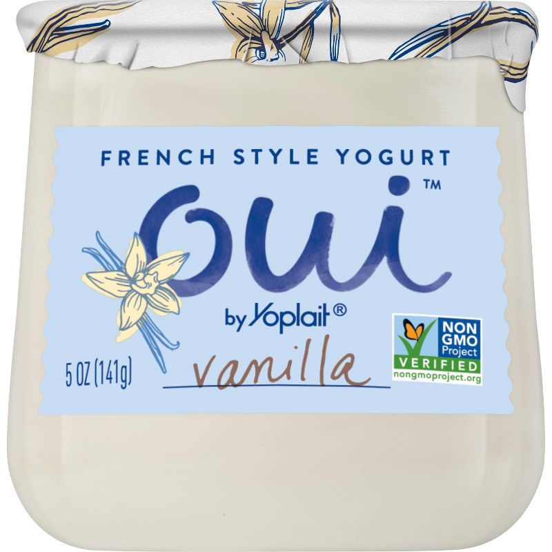 Oui by Yoplait Vanilla Flavored French Style Yogurt - 5oz