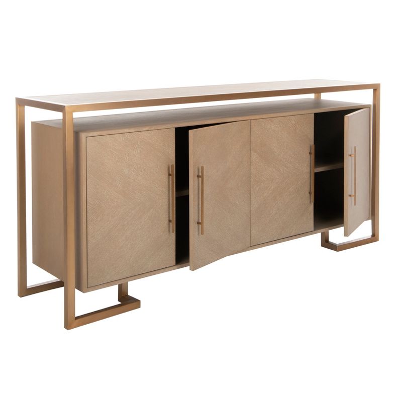 Carmel Sideboard Dark Brown/Black - Chique