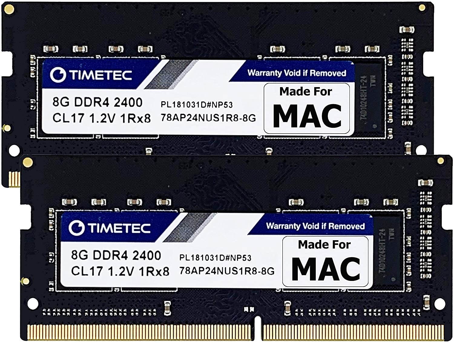 Timetec Hynix IC 64GB KIT (4x16GB) Compatible for Apple 2017 iMac 27-inch w/Retina 5K Display DDR4 2400MHz PC4-19200 2Rx8 CL17 1.2V SODIMM Memory Upgrade (64GB KIT (4x16GB))