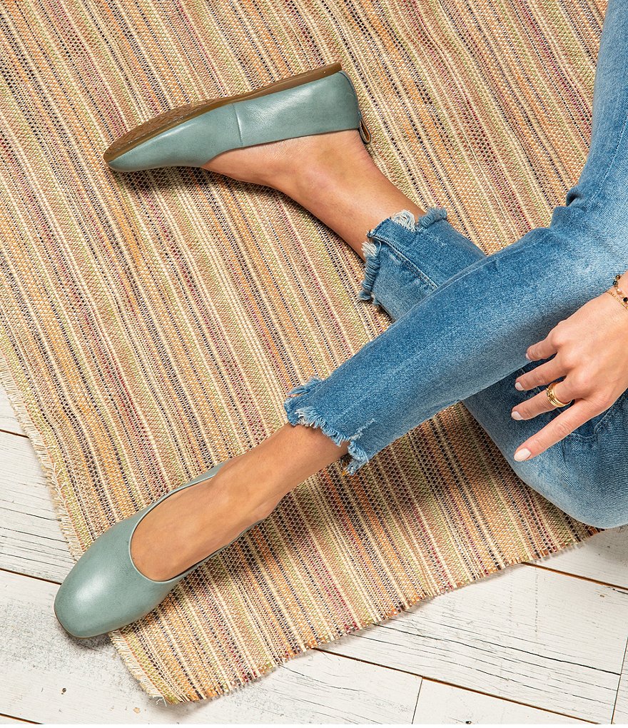 Born Beca Leather Slip-On Flats