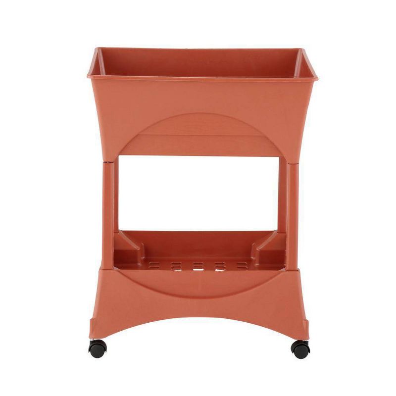 Rectangular Easy Pickers Raised Patio Garden Grow Box - Terra Cotta - Emsco