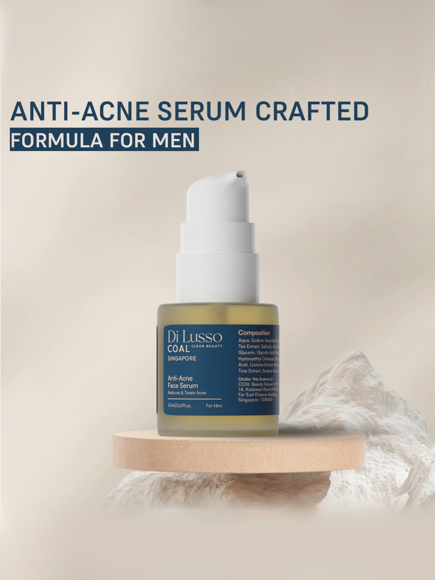 COAL Clean Beauty Anti-Acne Face serum - 20 ml