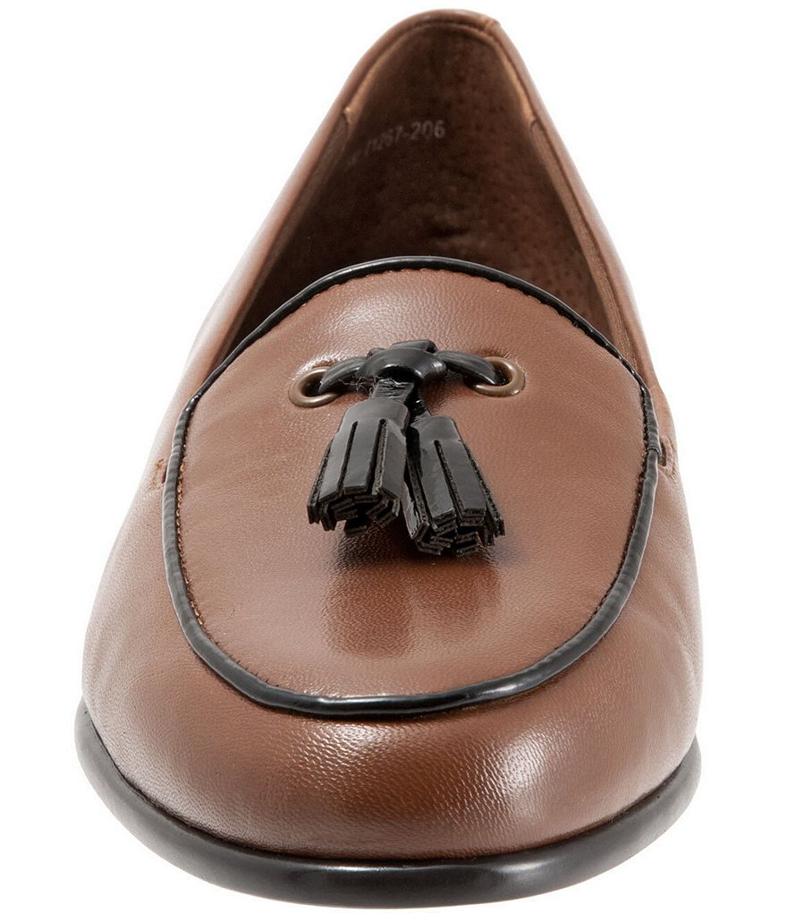 Jack Rogers Blair Pointed Toe Bow Leather Flats