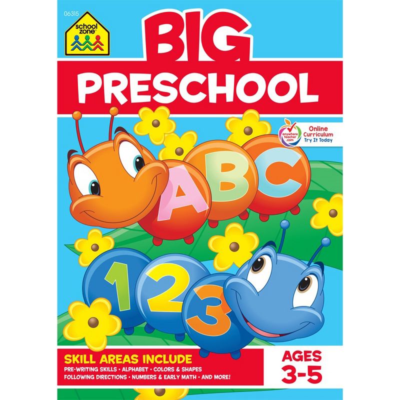 Big Preschool Workbook, Ages 3-5 (School Zone Publishing) (Paperback)