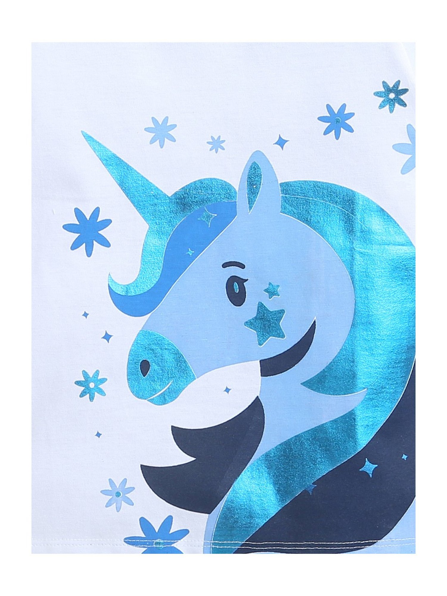 Bumzee Kids White Printed T-Shirt