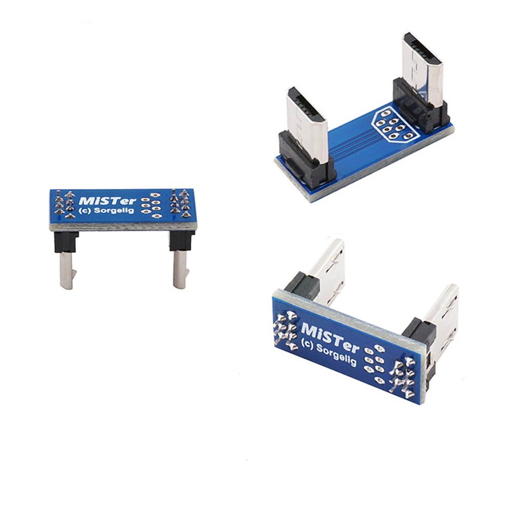 Manual Welding Mister USB Hub V2.1 Board For Mister FPGA 7 USB Ports IO Board For Terasic DE10-Nano Accessories,Mister-FPGA IO Board Set