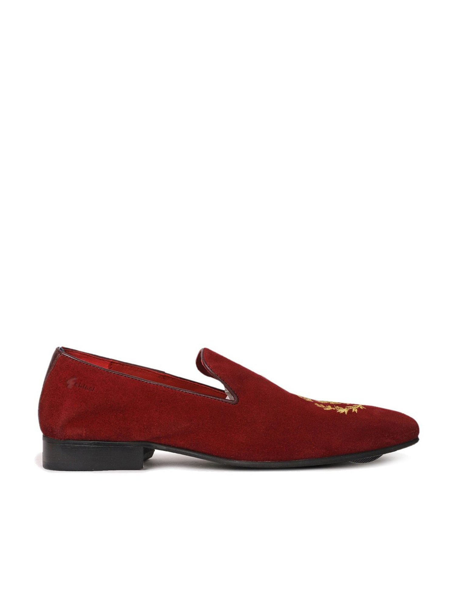 Gabicci Men's Eagle Maroon Loafers