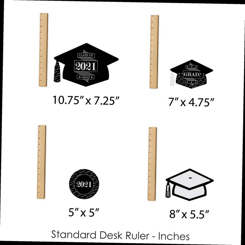 Big Dot of Happiness Senior Strong - Hanging Porch Class of 2021 Graduation Party Outdoor Decorations - Front Door Decor - 1 Piece Sign