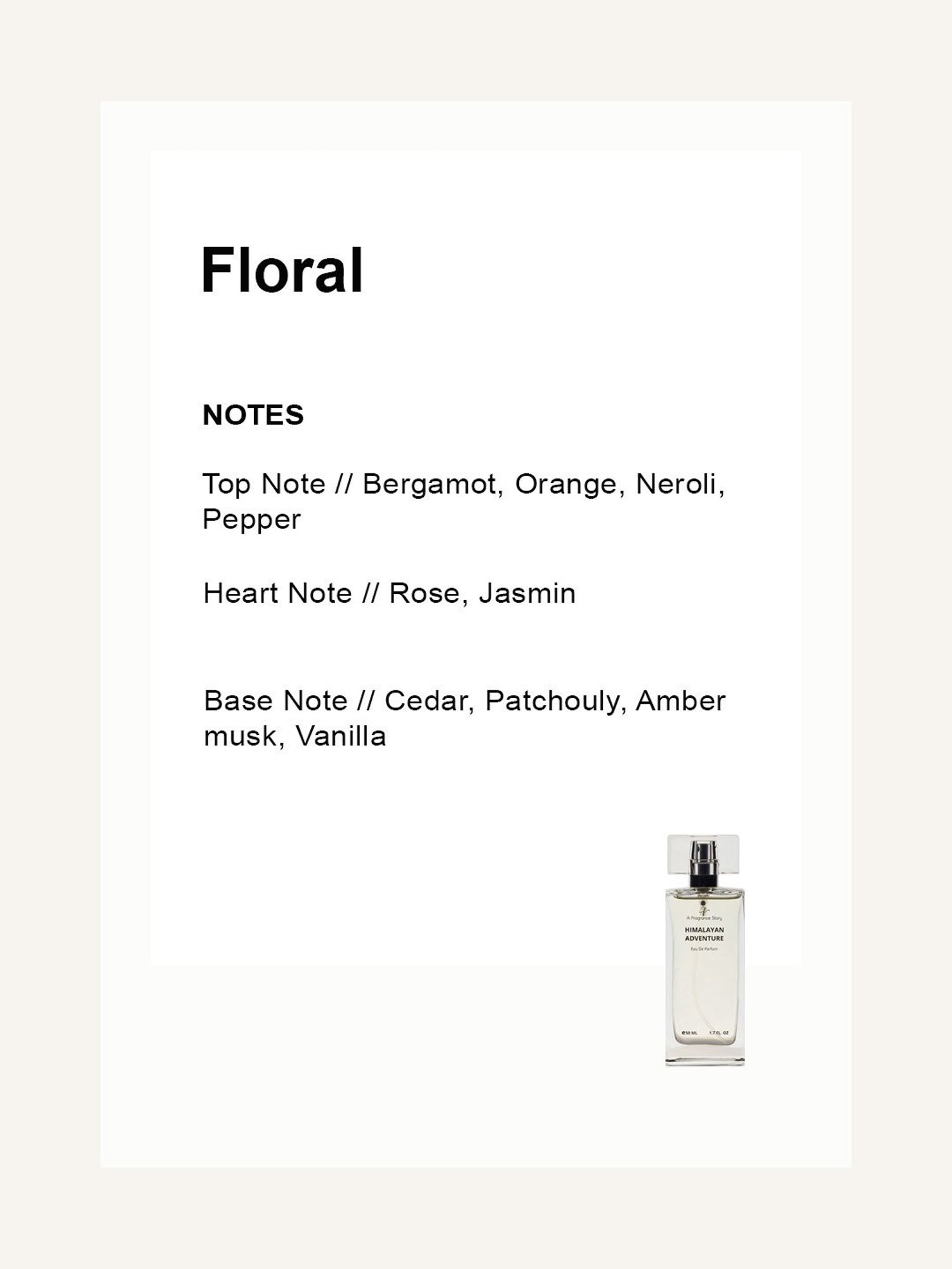 A Fragrance Story Himalayan Adventure Eau de Parfum - 50 ml