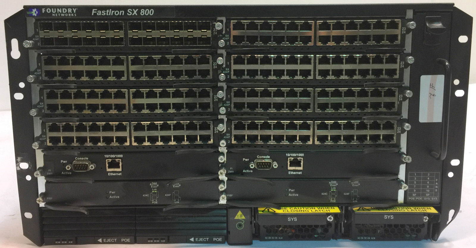 BROCADE FOUNDRY FI-SX1 FI-SX800-AC SX-FI-ZMR SX-FI-SF SX-FI-424P SX-FI-424F