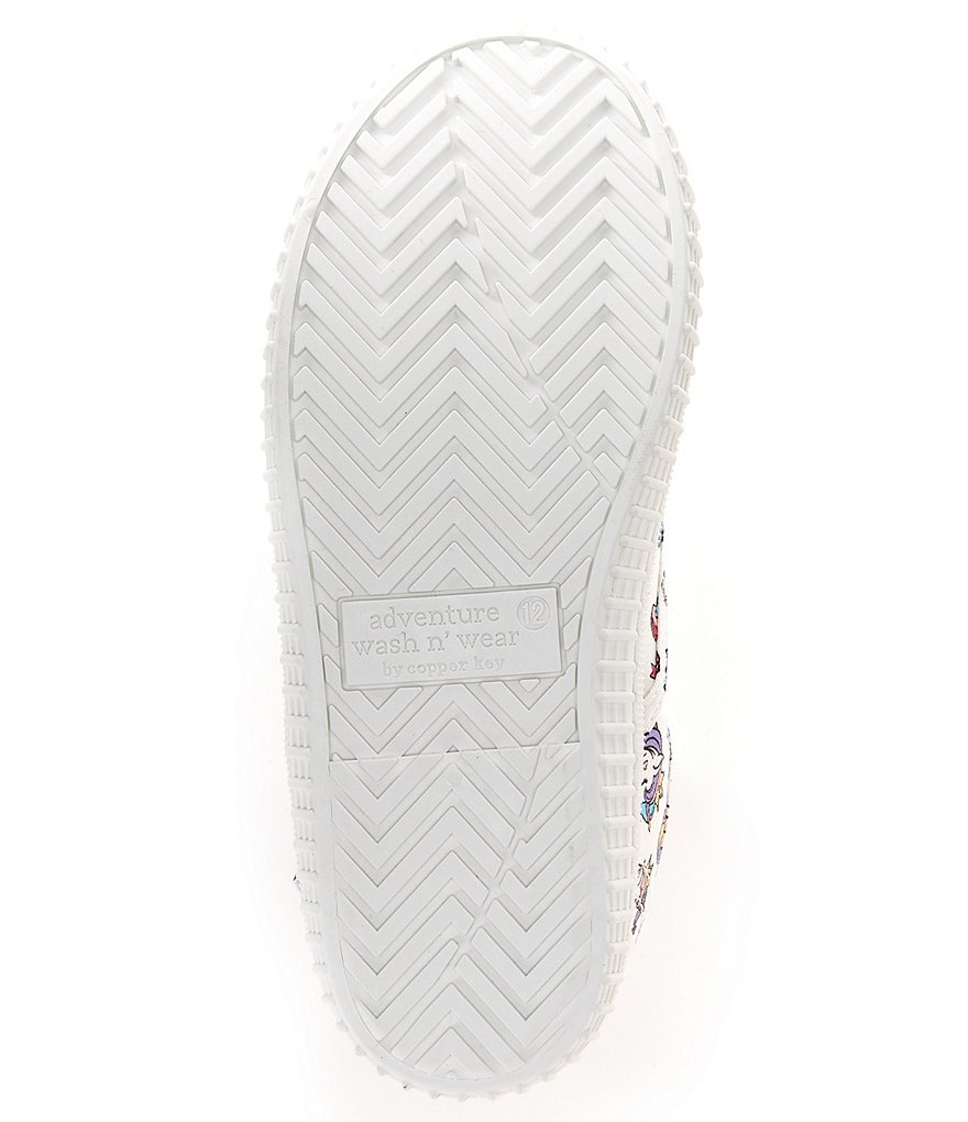 Copper Key Adventure Wear Girl's Budeee-A Washable Eyelet Unicorn Print Sneakers (Youth)