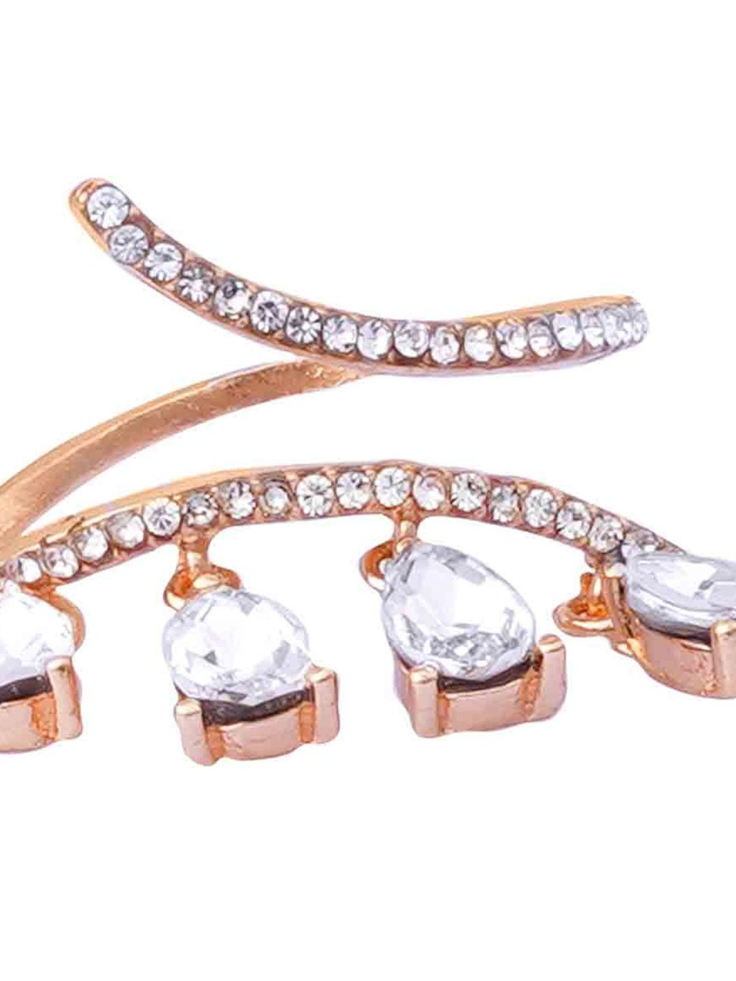 Joker & Witch Crystal Fall Rose Gold Ring