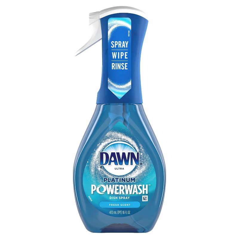 Dawn Platinum Powerwash Dish Spray, Dish Soap, Fresh Scent, 16oz