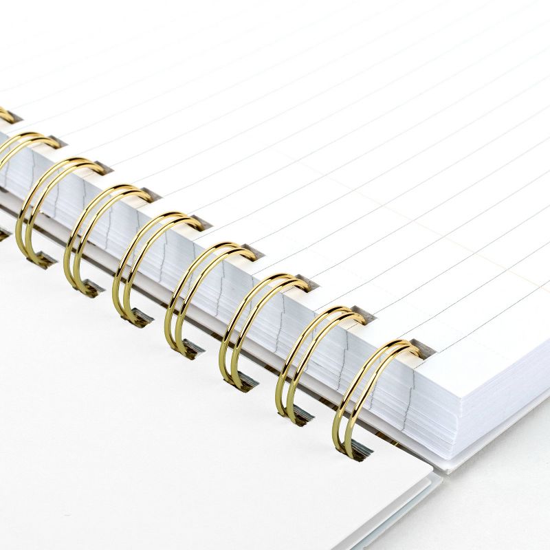 200 sheet College Ruled Spiral 1 Subject Notebook 11"x9.125" Blue Stripe - Sugar Paper™