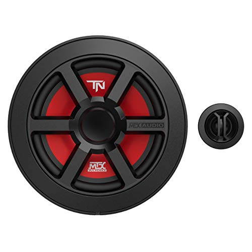 mtx terminator 6.5 inch woofer cone component speaker pair with 45 watt rms