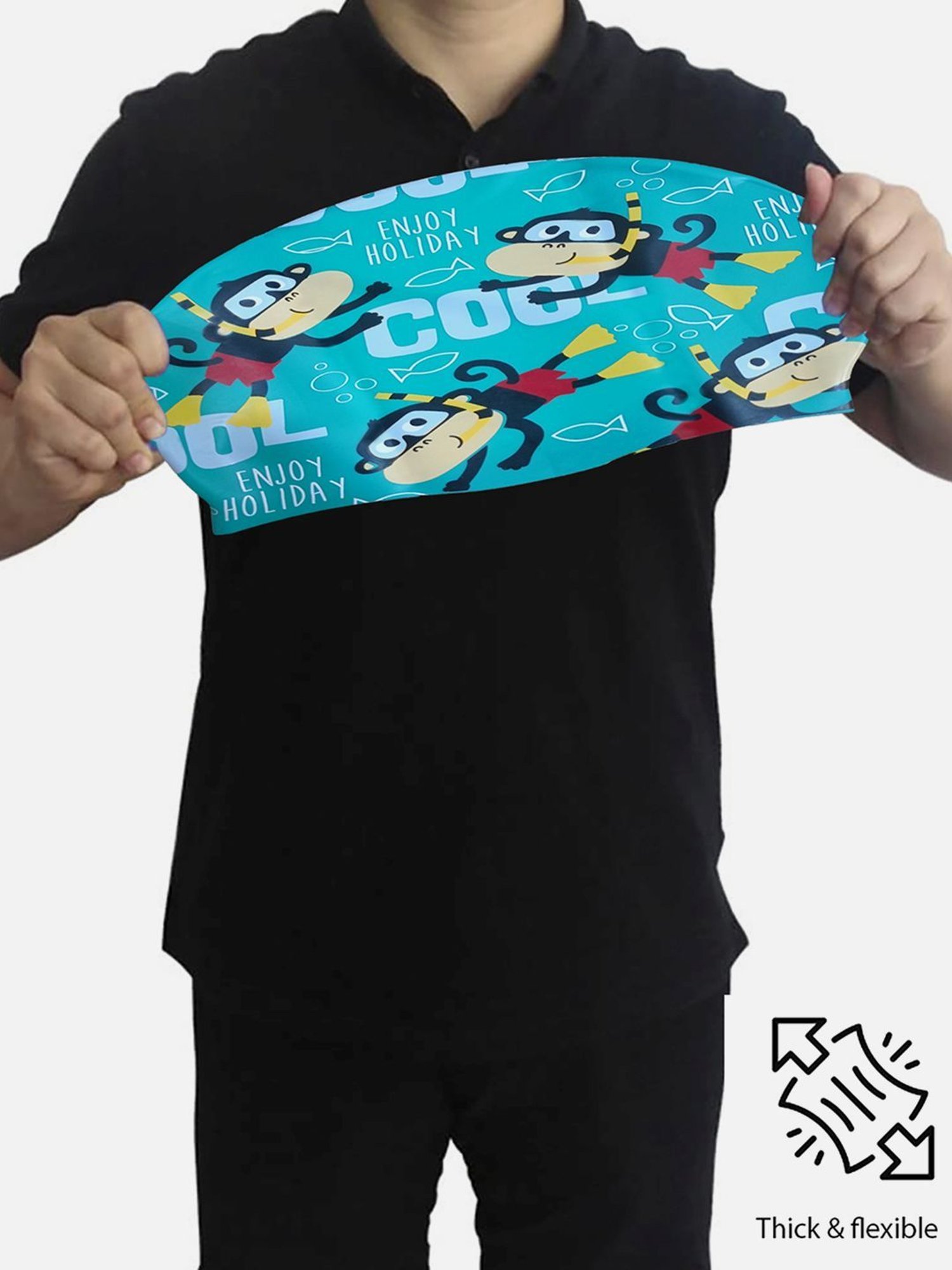 Columbia Blue Striped Beanie