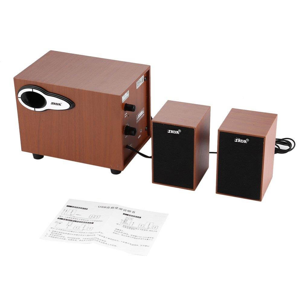 SADA D-200G Bluetooth Computer Speaker Stereo Portable Multimedia Laptop