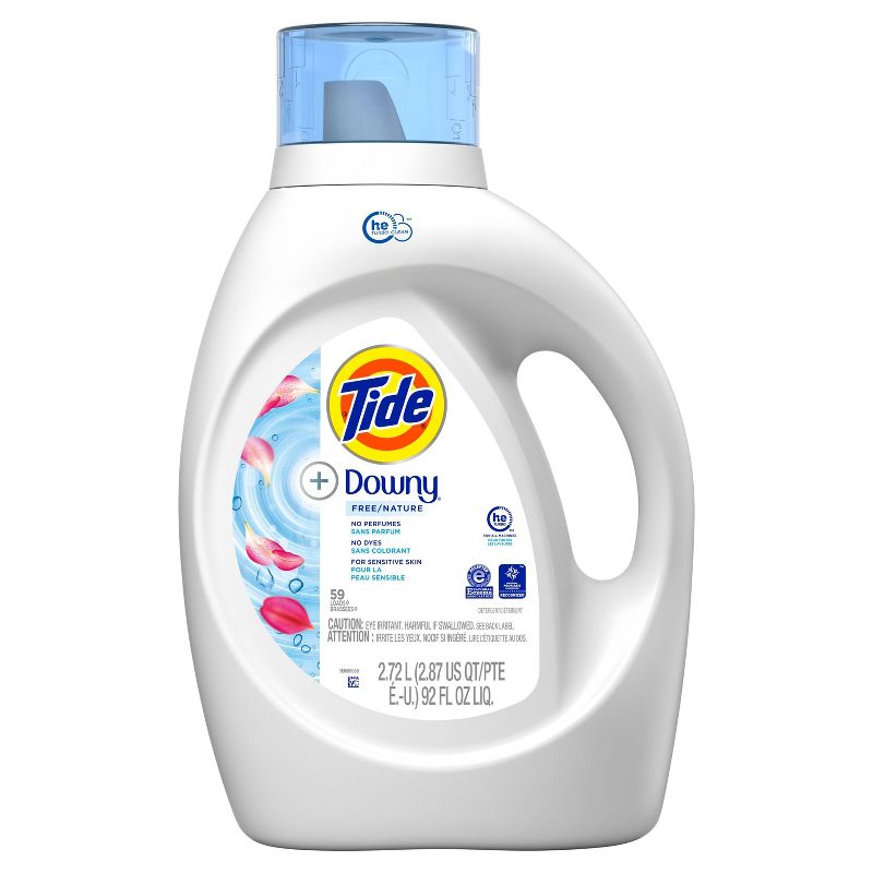 Tide +Downy Free Liquid Laundry Detergent - 92 fl oz