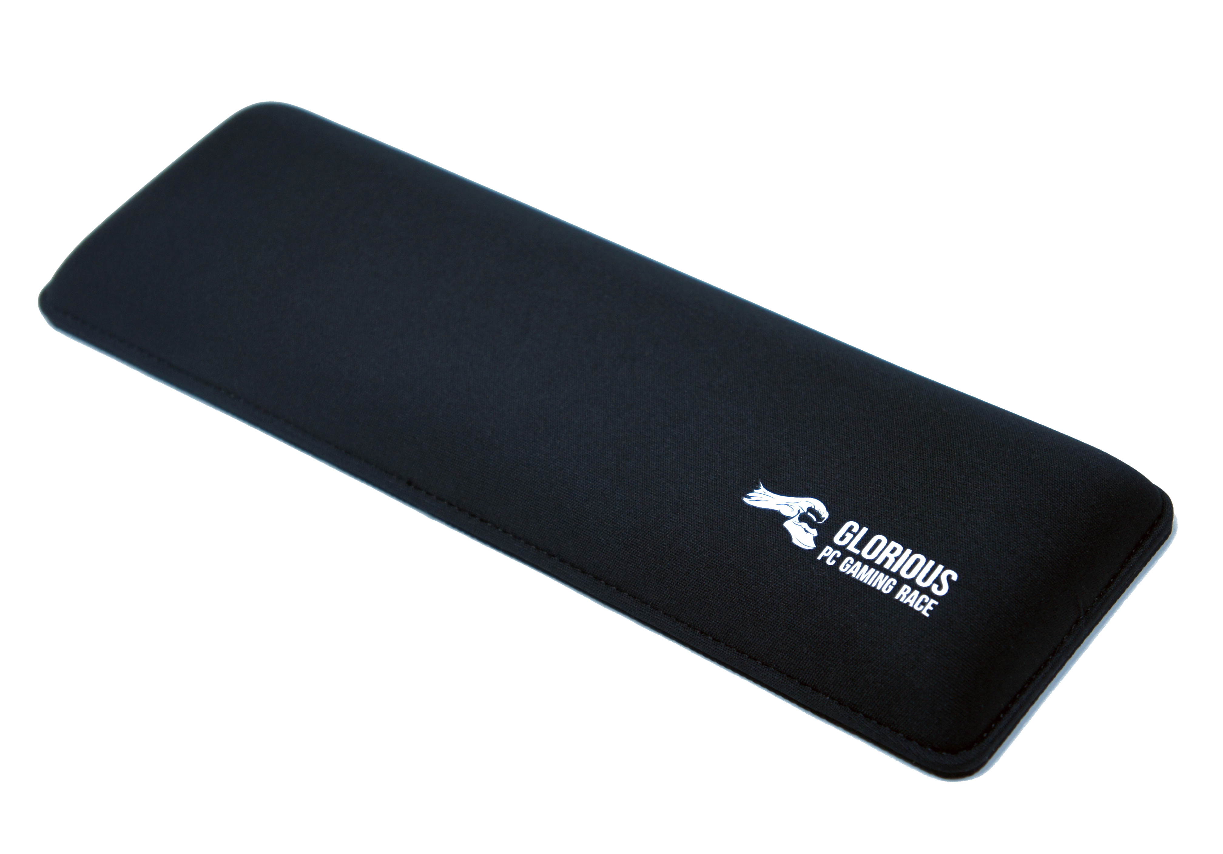 Glorious Gaming SLIM Wrist Pad/Rest - COMPACT SIZE Mechanical Keyboards,Stitched Edges,Ergonomic | 12x4 inches/13mm Thick (GSW-75)