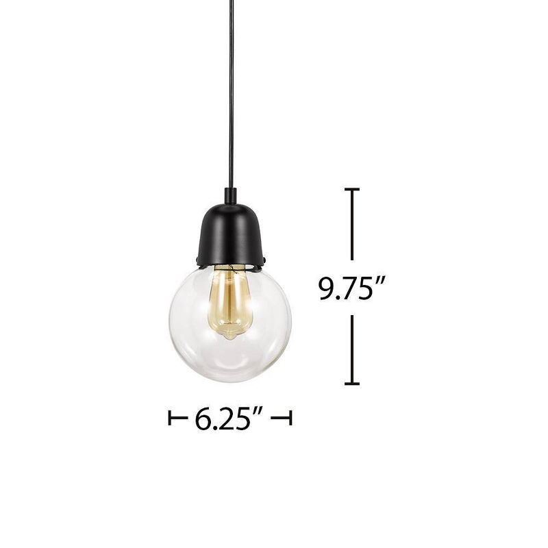 9.75" One Light Swag Pendant Dark Bronze - Cresswell Lighting