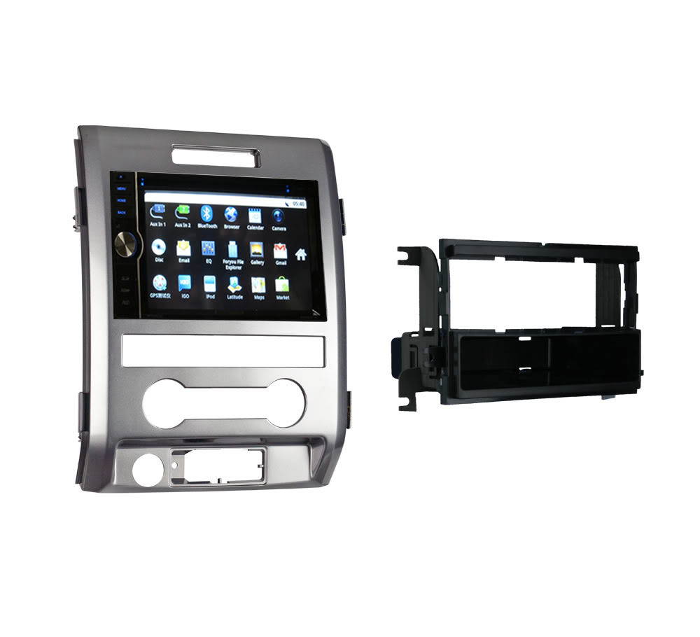 Ford F150 2011-2013 Silver K1 Android Multimedia Navigation Radio System GPS IN DASH TOUCH SCREEN DOUBLE DIN AUX SD DVD CD BLUETOOTH IPOD