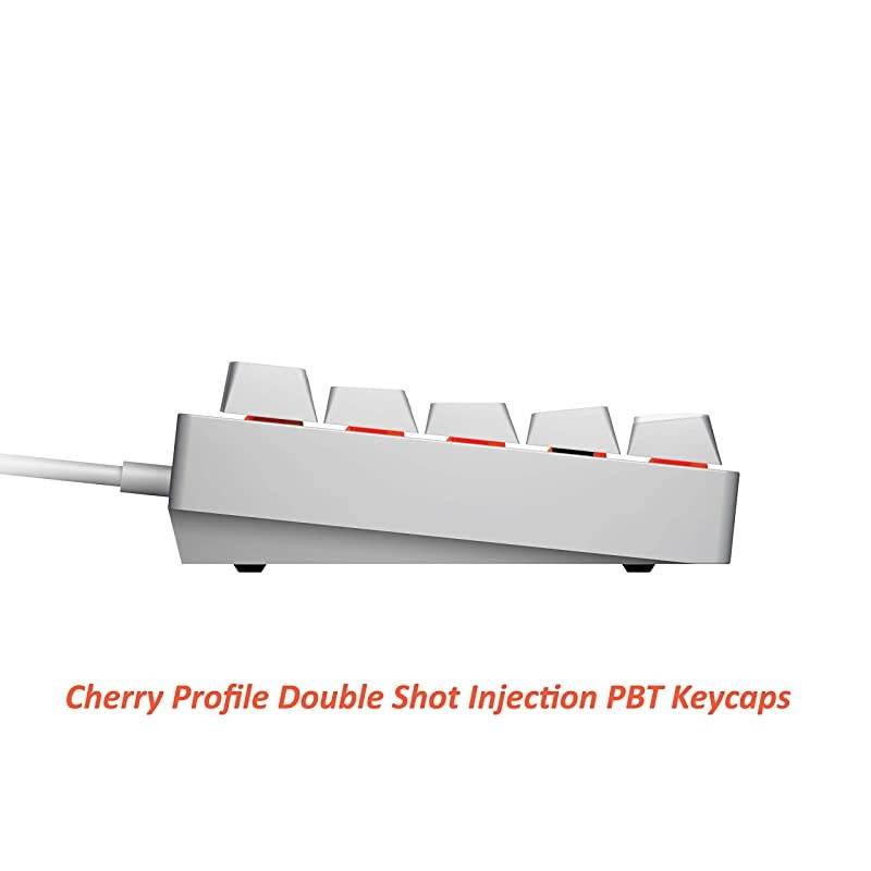 HK Venus RGB Mechanical Gaming Keyboard - 60% Layout - Double Shot PBT Cherry Profile - NKRO - USB Type C - Aluminium Chassis (Gateron Brown, Black)