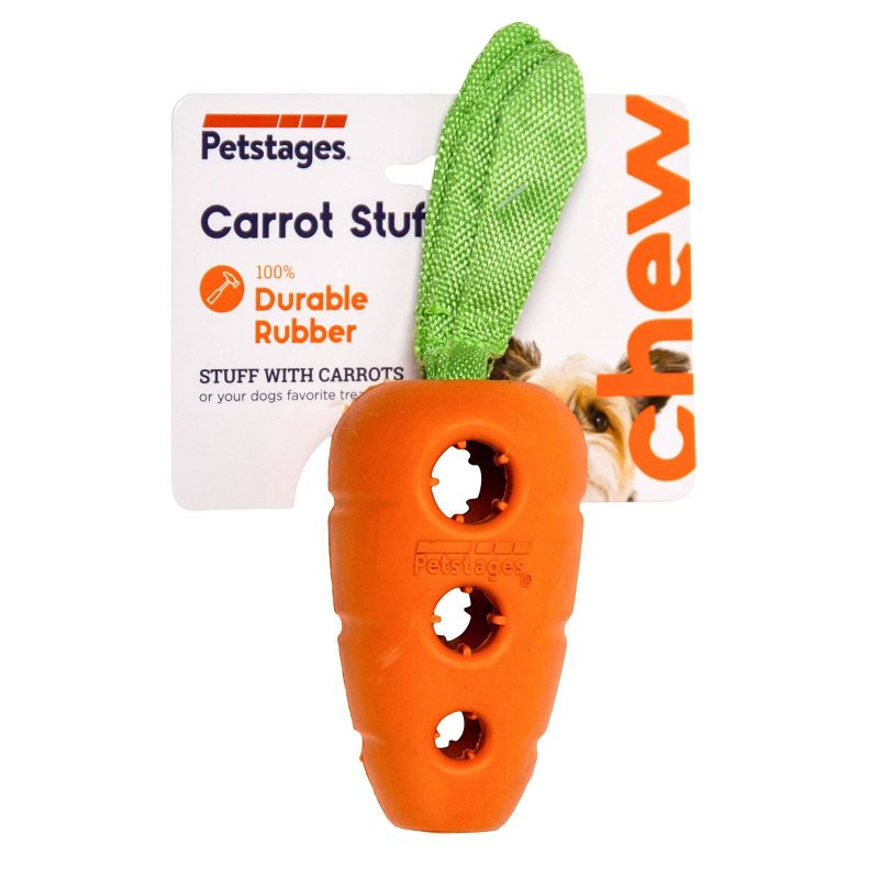 Petstages Carrot Stuffer Dog Toy