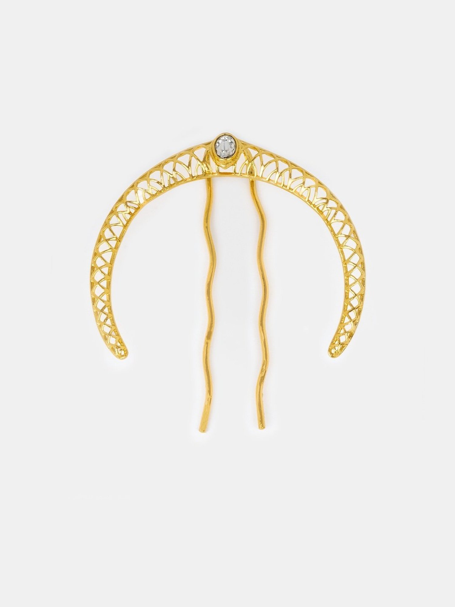 Shaya 92.5 Sterling Silver Queen of Organising Juda Pin Headpiece for Women