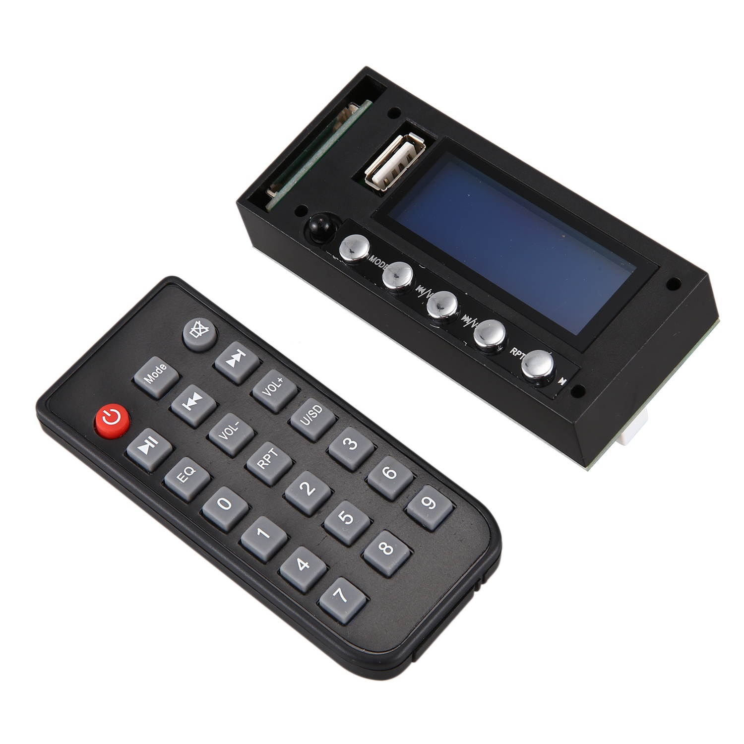 7 Keys Keyboard Plate LCD TV Accordance Keypad With IR for v59 v29 v56