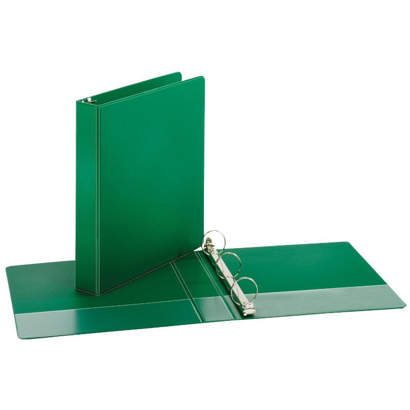 Cardinal Performer Non-Locking Round Ring Binder, 1-1/2 Inches, Green