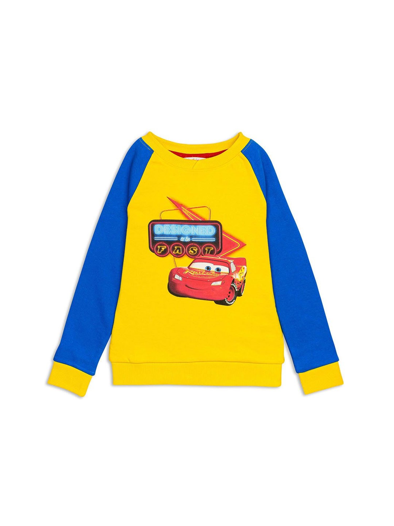 H by Hamleys Boys Yellow Printed Full Sleeves Sweatshirt