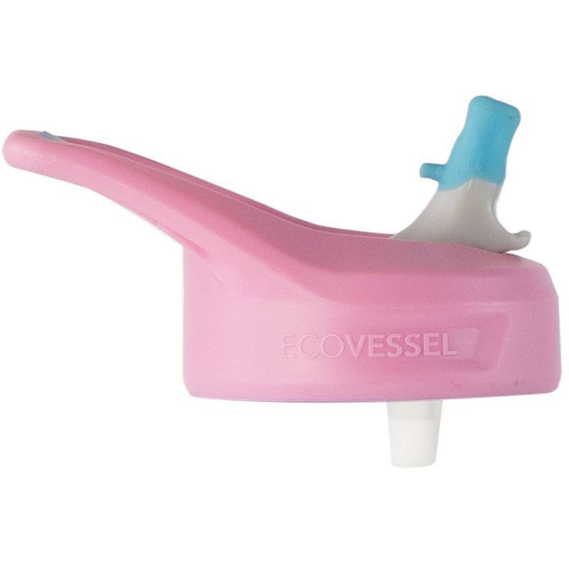 EcoVessel 12oz BPA-Free Reusable Plastic Kids' Water Bottle with Straw - Mermaid