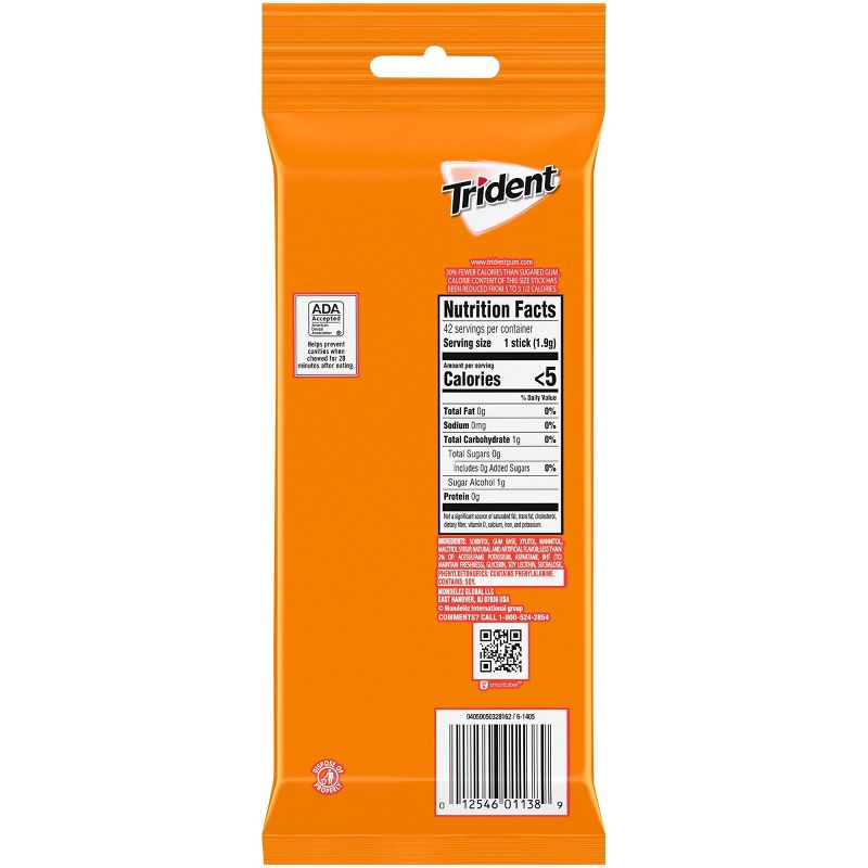 Trident Tropical Twist Sugar Free Gum - 3ct/14pc