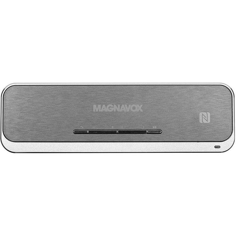 Magnavox Portable Speaker with Mic, Powerful Sound (12w), DSP for Hi-Fi Sound Reproduction, NFC and V4.0 Bluetooth, 360 Degree Virtual Sound Effect, Aluminum Alloy Casing, Model MMA3629