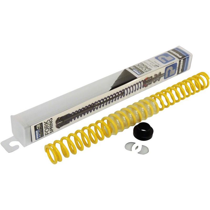 PUSH Industries ACS3 Spring Assembly - for 140-170mm Travel 2016-Current RockShox Yari and Lyrik, 35 lb/in Spring Weight, Yellow