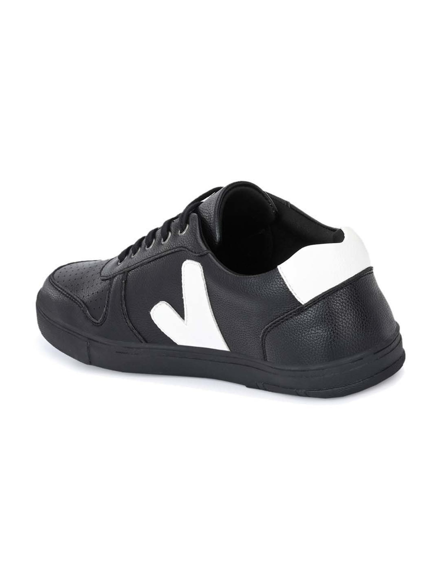 El Paso Men's Black Casual Sneakers
