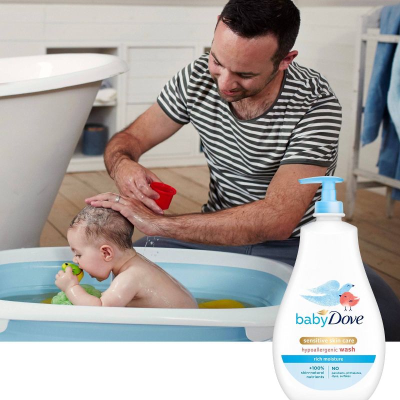 Baby Dove Rich Moisture Sensitive Skin Hypoallergenic Wash - 20 fl oz
